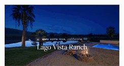 Desktop Screenshot of lagovistaranch.com