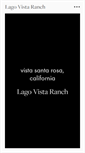 Mobile Screenshot of lagovistaranch.com